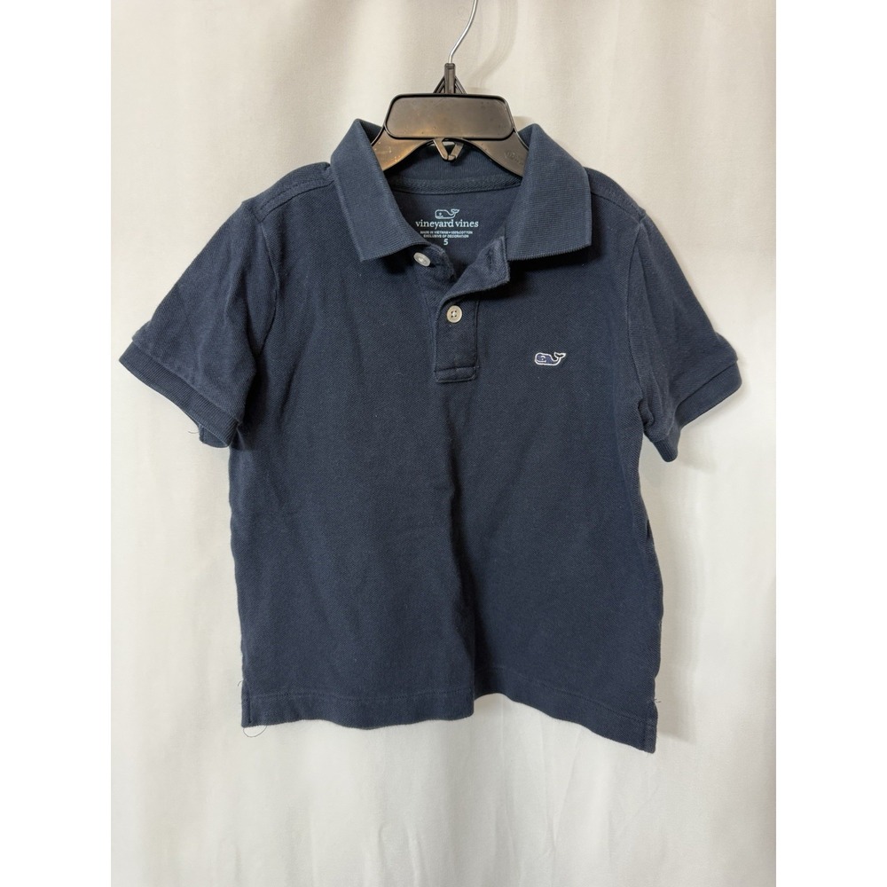Vineyard Vines Pique Polo Shirt Navy Size 5